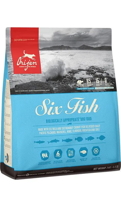 ORIJEN Six Fish - Dry Dog Food - 2kg