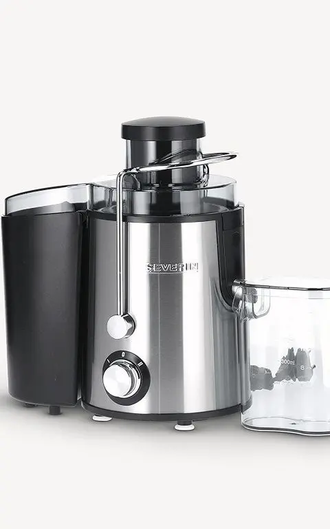 Severin ES 3566 Juice Maker Centrifugal Juicer 400 W Black Stainless Steel