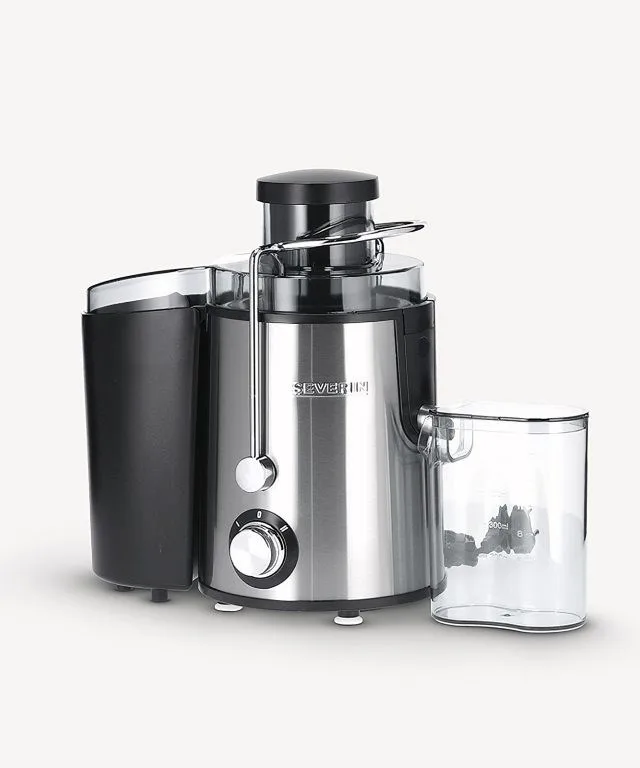 Severin ES 3566 Juice Maker Centrifugal Juicer 400 W Black Stainless Steel