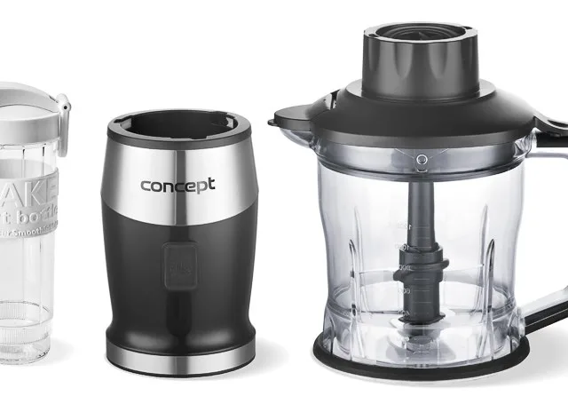 Concept SM3390 Blender 1.2 L Immersion Blender 700 W Black Stainless Steel