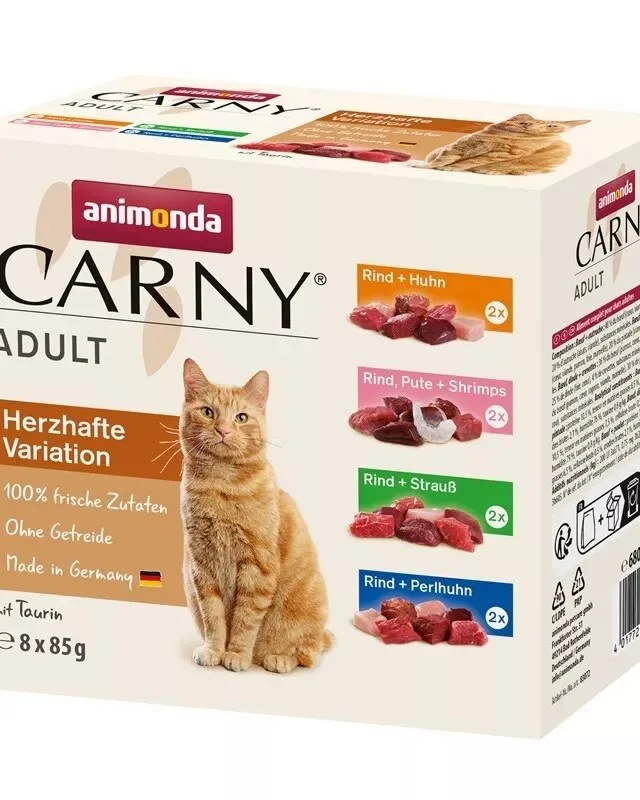 ANIMONDA Carny Adult Mix - Wet Cat Food - 8x85g