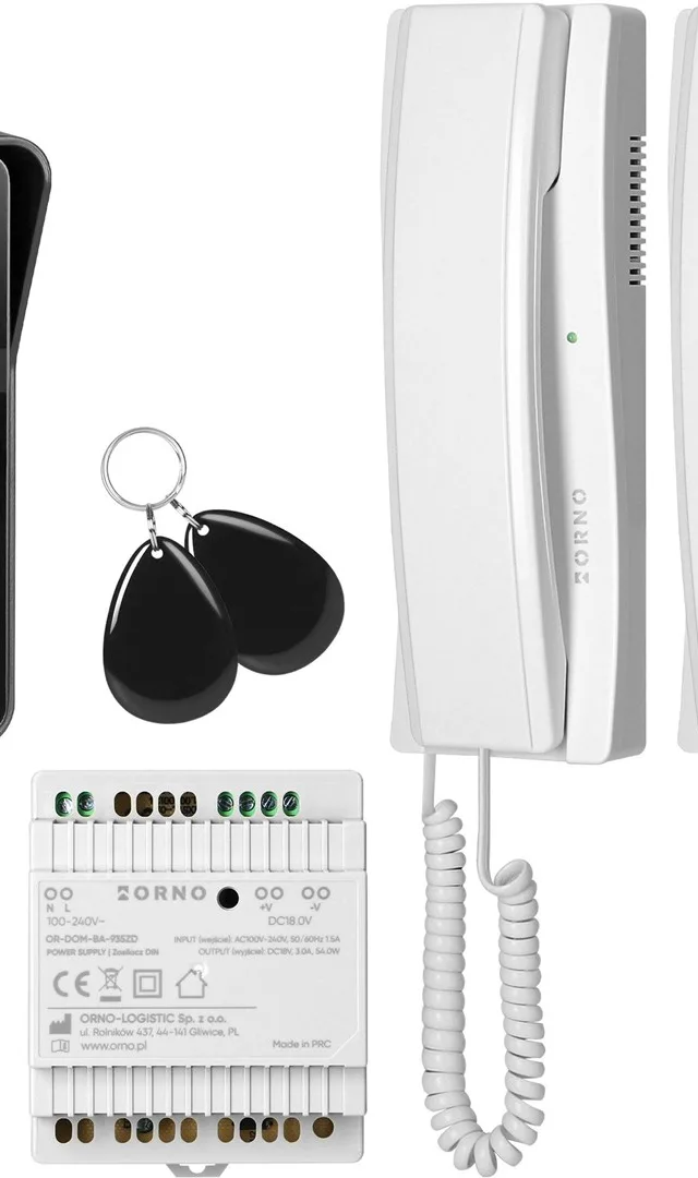 Intercom ORNO OR-DOM-BA-936ZD/W 2-Wire/2-Family