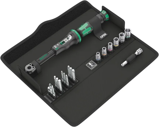 Torque Wrench Click-Torque 1/4'' 2.5-25NM 20 Parts