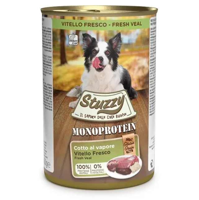 STUZZY Monoprotein Veal - Wet Dog Food - 400 G