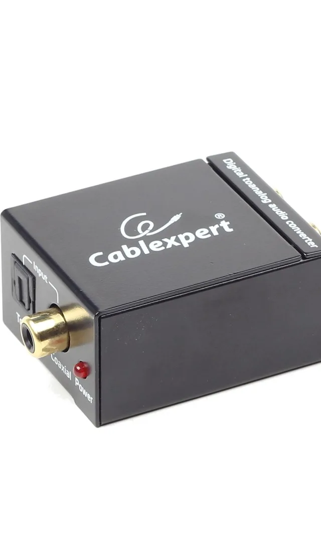 Gembird DSC-OPT-RCA-001 Audio Converter Black