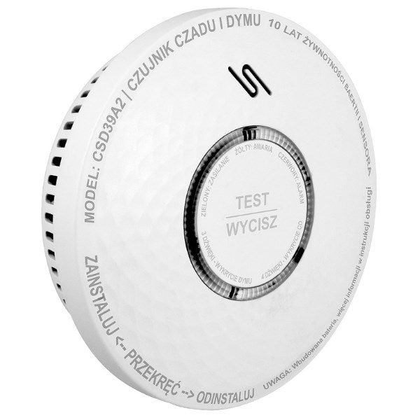 Czujnik Czadu I Dymu EURA CSD-39A2