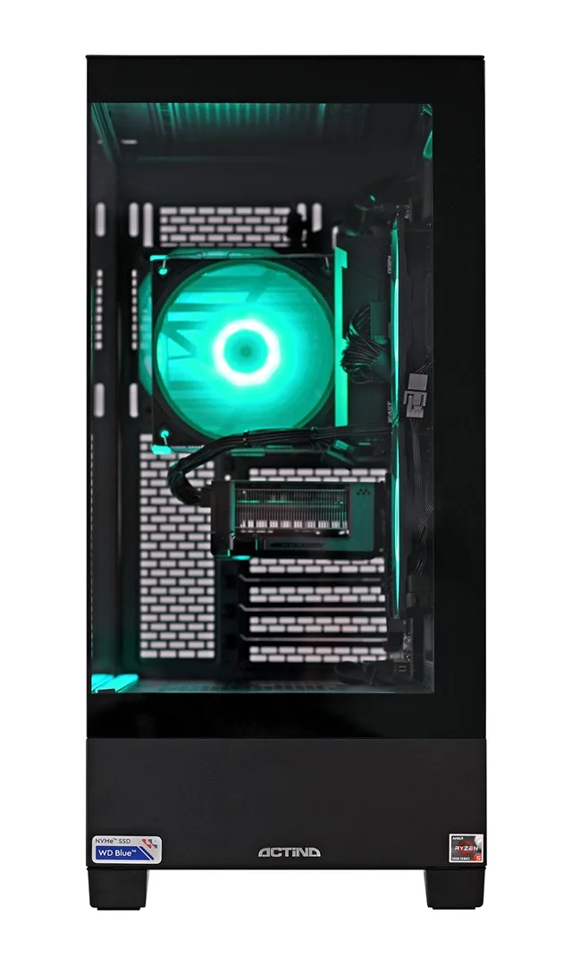 Actina 5901443421085 PC AMD Ryzen™ 5 5600X 32 GB DDR4-SDRAM 1 TB SSD NVIDIA GeForce RTX 5060 Midi Tower Black