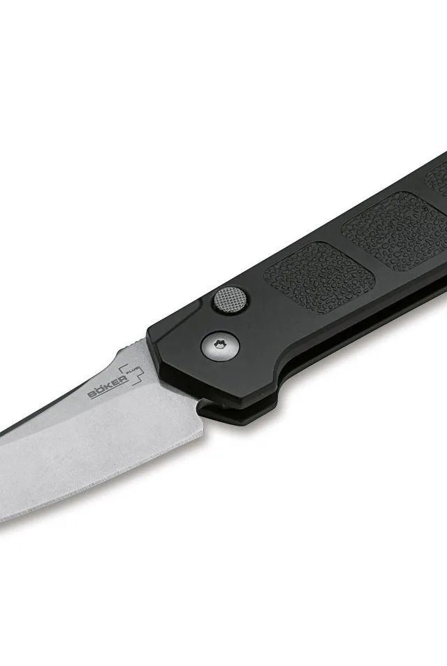BöKer Plus Kihon Auto Stonewash Knife AUS8