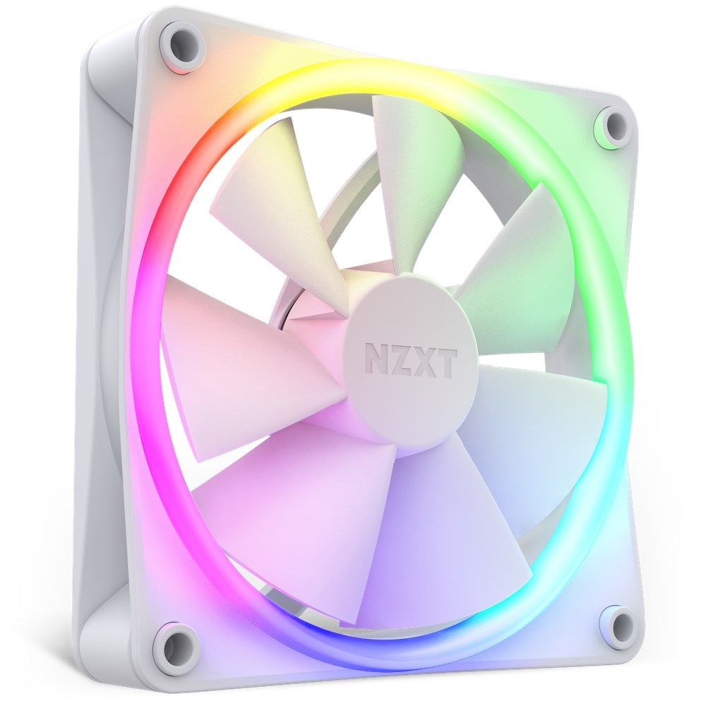 Mm NZXT F-Serie F120 RGB Fan Triple White RF-R12TF-W1 120