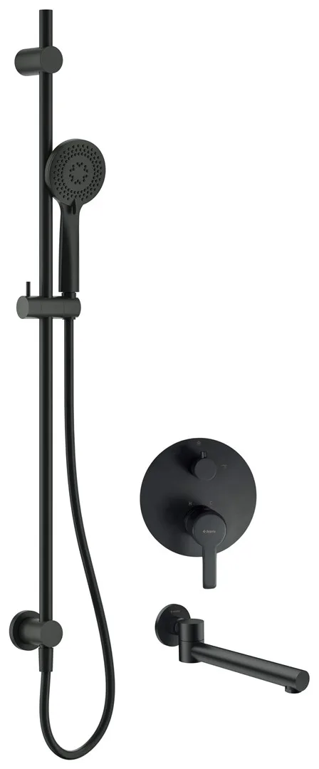 Concealed Shower Set With Bath Spout