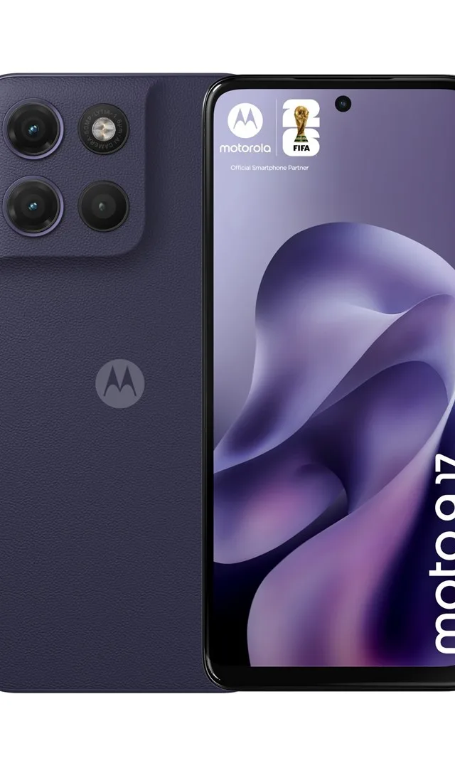 Motorola Moto G17 8/128 GB smartphone in PANTONE Evening Blue (Violet)