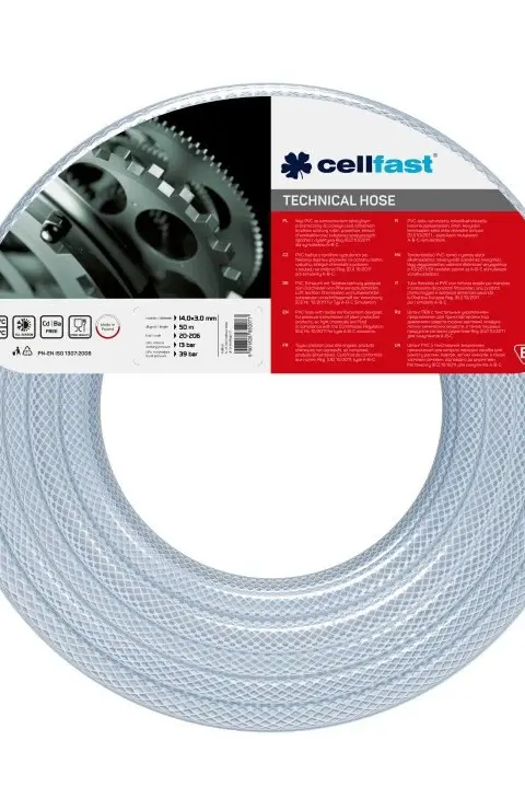 Reinforced Technical Hose 14mm 3mm 50m