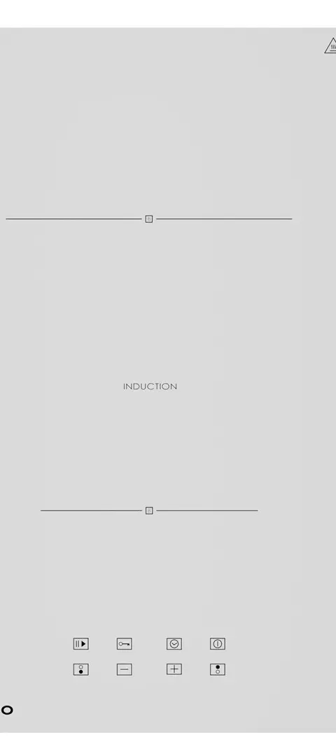 AKPO PIA 6802 WHITE Induction Cooktop - 2 Fields