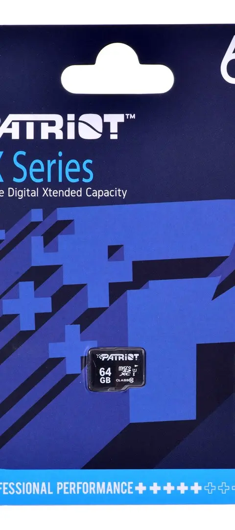 Patriot Memory PSF64GMDC10 memory card 64 GB MicroSDXC UHS-I Class 10