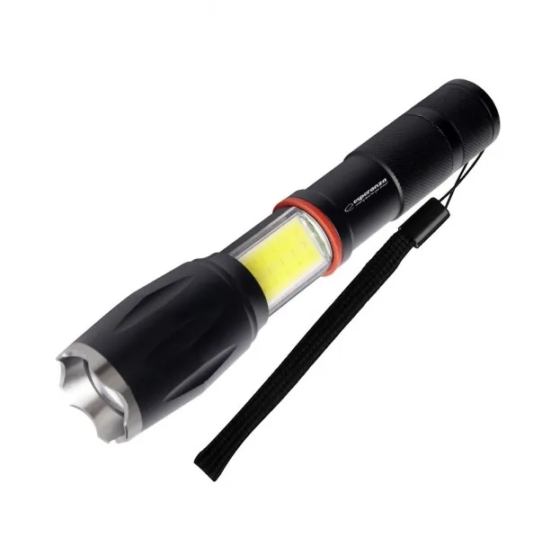 Esperanza Dione Black Hand Flashlight LED