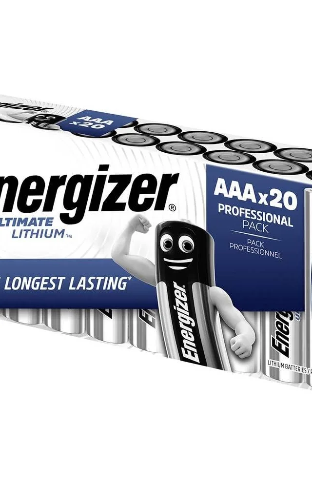 Energizer Ultimate Lithium L92 Micro AAA Batterie 20er Box
