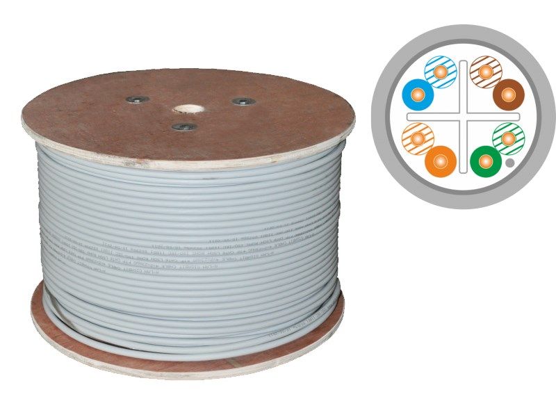 Q-LANTEC F/UTP Cat.6A Network Cable Twisted Pair LSOH