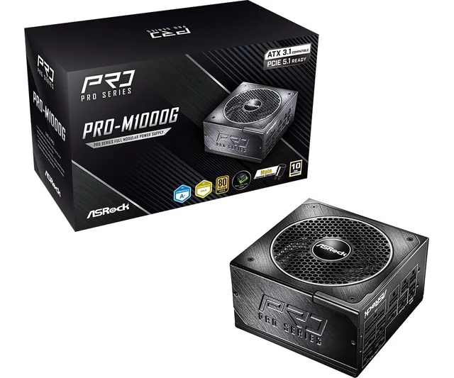 Asrock PRO-M1000G 1000W 80 PLUS Gold power supply unit
