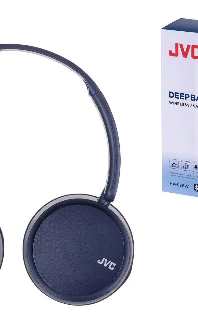 JVC Deep Bass Bluetooth On Ear Blue