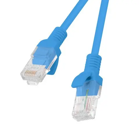 Lanberg PCU5-10CC-0100-B networking cable Blue 1 m Cat5e U/UTP (UTP)