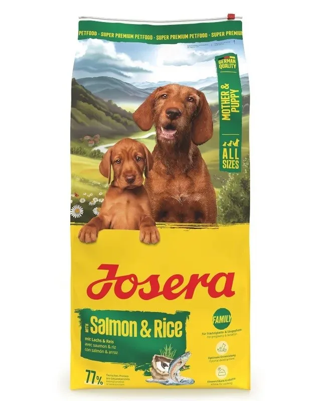 JOSERA Mother Puppy Salmon Rice - Dry Dog Food - 12 5kg