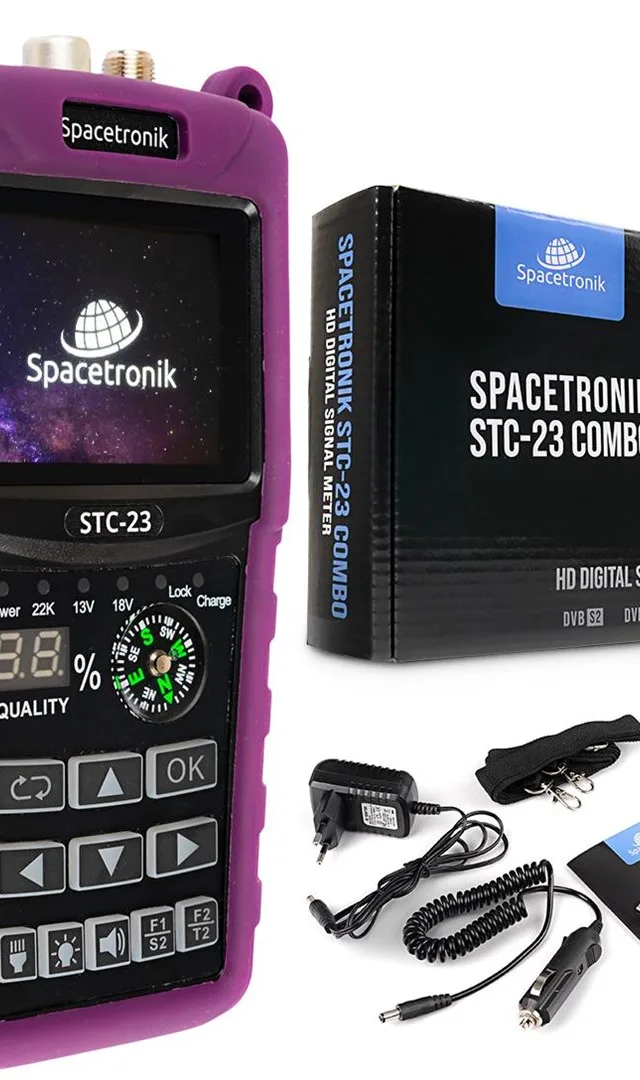 Spacetronik STC-23 VF6800 Combo DVB-S2+T2/C Satellite Meter