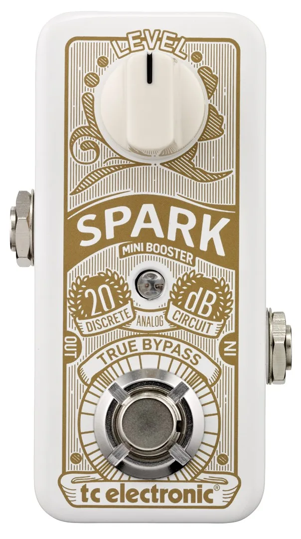 TC Electronic Spark Mini Effects Pedal White