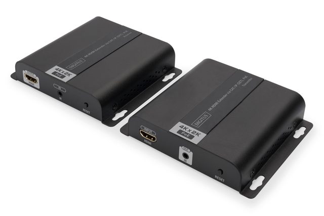 4K HDMI extender via CAT/IP (set), PoE
