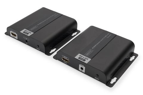 4K HDMI extender via CAT/IP (set), PoE