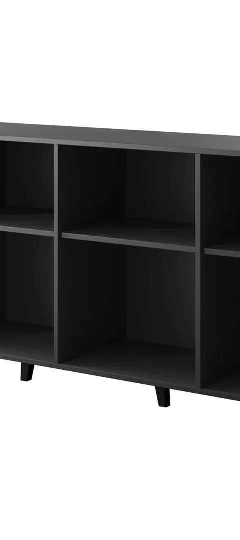 BARI Chest Of Drawers 200x42x82 Black Matt