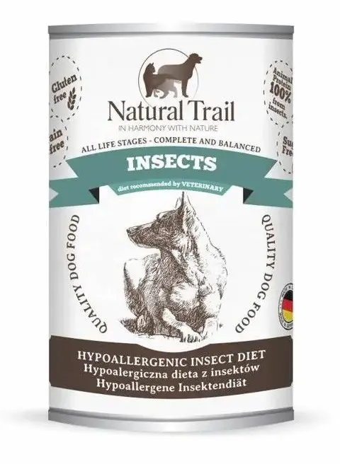 NATURAL TRAIL Dog Insects - Wet Dog Food - 350g
