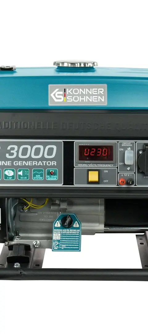 KÖNNER SÖHNEN GASOLINE GENERATOR/GENERATOR 2.6KW 230V KS 3000