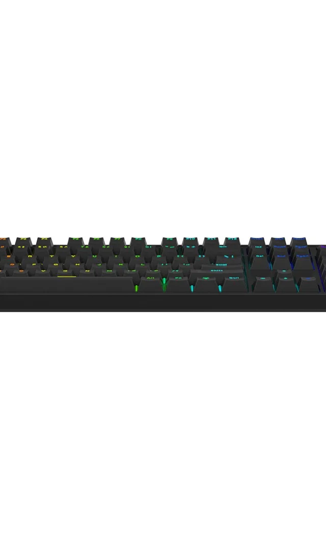 Savio STYX Outemu Blue, Hot Swap, RGB keyboard Gaming USB QWERTY US International Black
