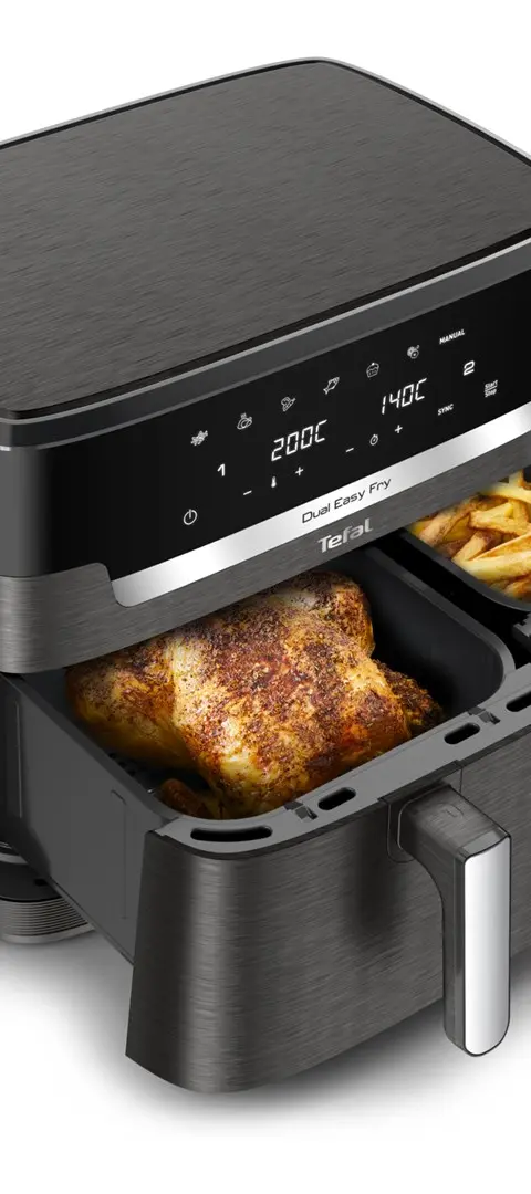 Tefal Easy Fry Dual XXL EY942HE0 fryer Double 11 L Stand-alone 2020 W Hot air fryer Grey