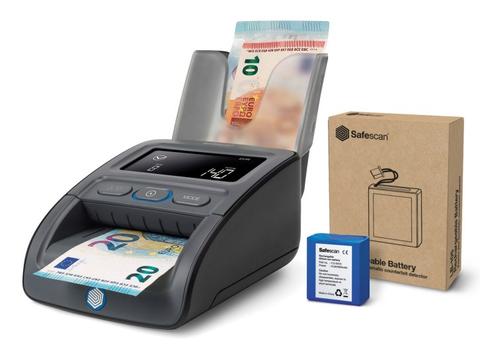 SafeScan 155-S Komplett SET GeldprüFgeräT Batterie Stapler