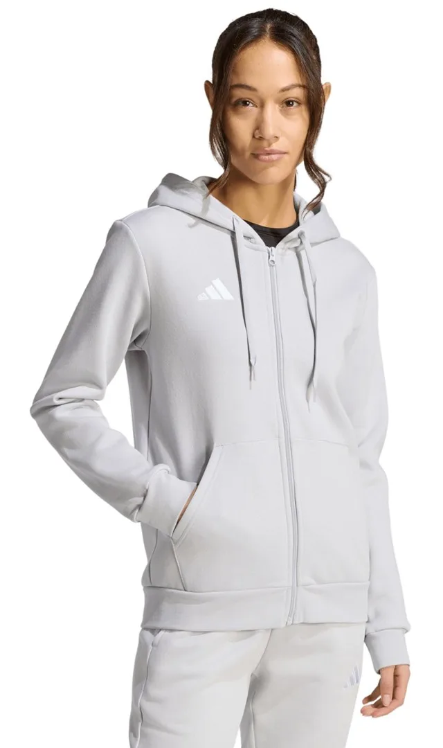Bluza damska adidas Entrada 26 Full Zip Hoodie szara KF5936 S