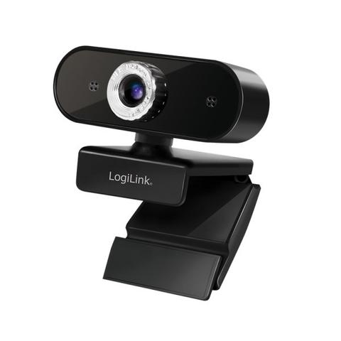 Logilink Webcam 1080p FHD Webcam Mikrofon Black