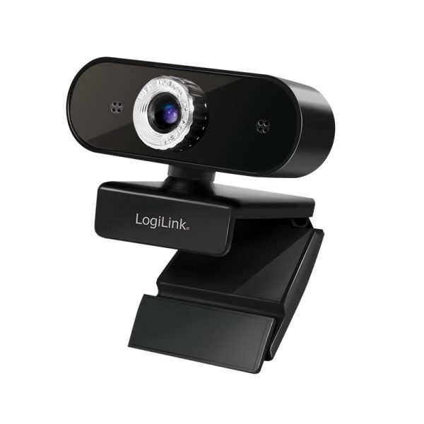 Logilink Webcam 1080p FHD Webcam Mikrofon Black
