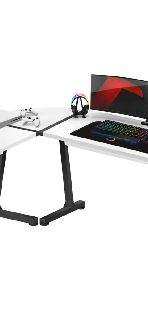 GAMING DESK HUZARO HERO 6.0 WHITE