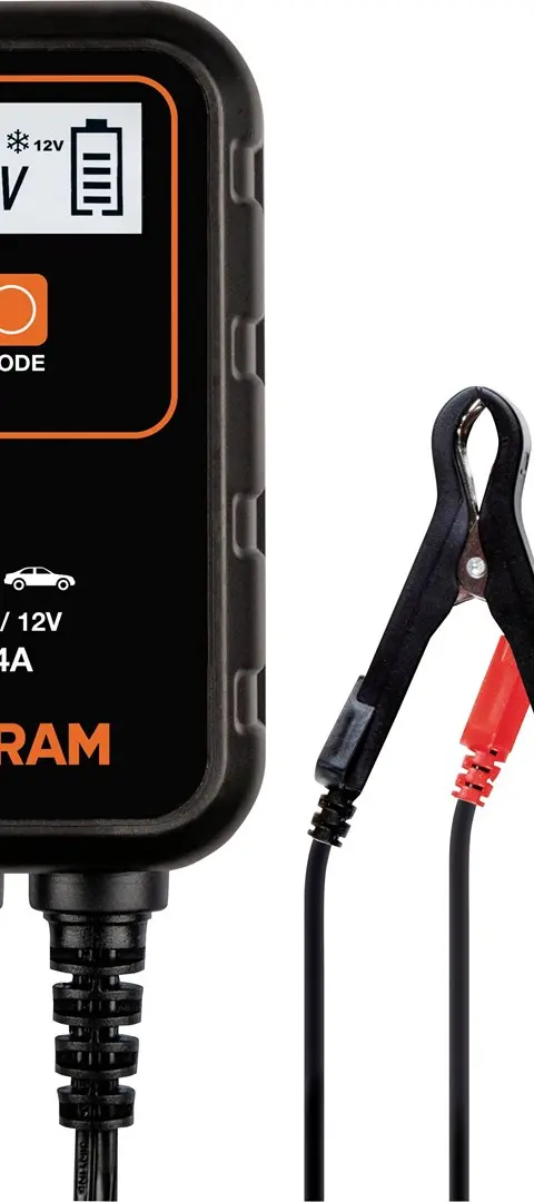 BATTERYcharge 904 Charger Charging Voltage: 6/12 V OSRAM Charging Current: 4A Supply Voltage: 230V Battery Type: AGM/Li-Ion/VRLA