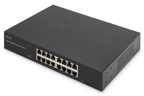 Digitus 16-Port Gigabit Switch, 19 inch, Unmanaged