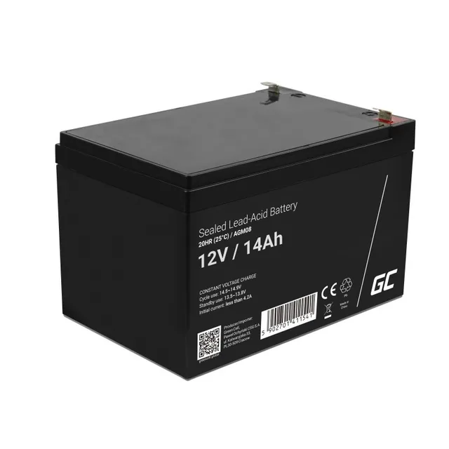 Green Cell Ersatzbatterie AGM08 12V/14Ah