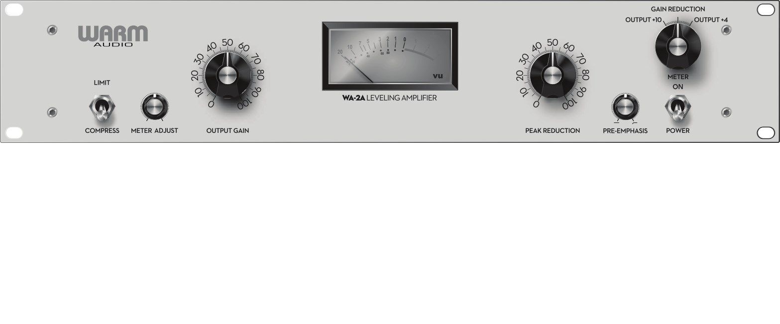 Warm Audio WA-2A - Optoelectronic Tube Compressor