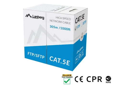 Lanberg LCU6-11CU-0305-S networking cable Grey 305 m Cat6 U/UTP (UTP)