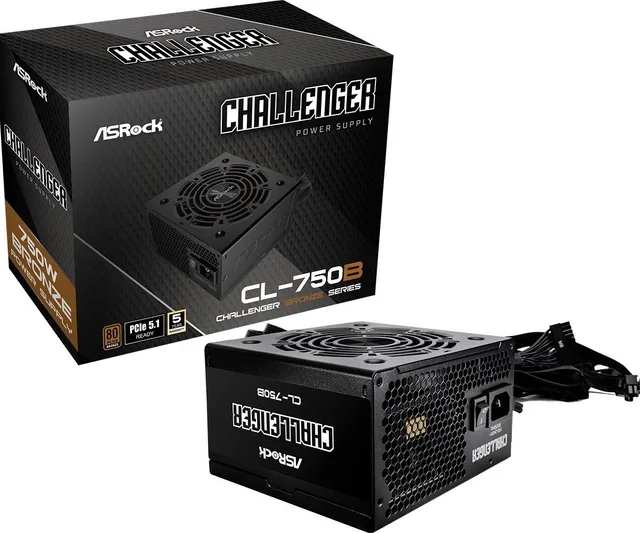 Asrock Challenger CL-750B power supply unit 750 W 20+4 pin ATX ATX Black