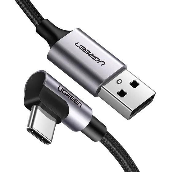 Ugreen 50940 USB cable USB 2.0 5 m USB A USB C 0.48 Gbit/s Black, Silver