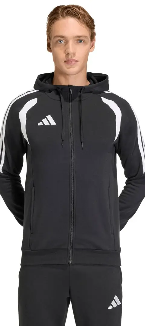 Bluza męska adidas Tiro 26 League Sweat Full Zip Hoodie czarna KF3321 L