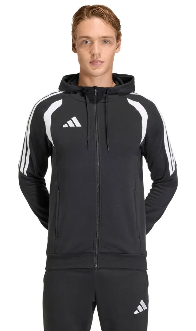 Bluza męska adidas Tiro 26 League Sweat Full Zip Hoodie czarna KF3321 L