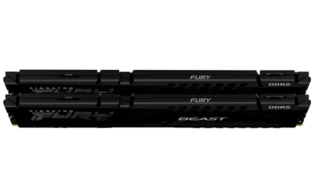 Kingston Technology FURY Beast 128GB 5600MT/s DDR5 CL40 DIMM (Kit of 2) Black