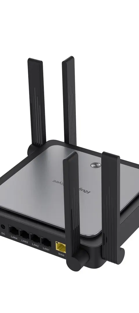 Ruijie Networks RG-EW3200GX PRO wireless router Gigabit Ethernet Dual-band (2.4 GHz / 5 GHz) Black